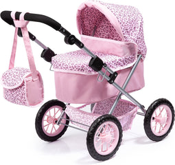 Bayer Design - Poppenwagen Trendy - Roze Luipaard