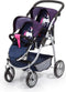 Bayer Design - Poppenwagen Twin - Blauw - 26554AA