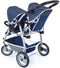 Bayer Poppenwagen Twin Blauw 60 Cm
