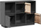 vidaXL - Dressoir - 110,5x35x80 - cm - massief - grenenhout - grijs
