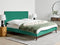 BAYONNE - Tweepersoonsbed - Groen - 180 x 200 cm - Fluweel