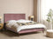 BAYONNE - Tweepersoonsbed - Roze - 160 x 200 cm - Fluweel