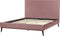 BAYONNE - Tweepersoonsbed - Roze - 160 x 200 cm - Fluweel