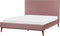BAYONNE - Tweepersoonsbed - Roze - 160 x 200 cm - Fluweel