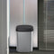 Bayt Prullenbak - Prullenbak 60 Liter - Vuilnisbak - Afvalbak - Metaal - Zilver