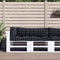 vidaXL - Palletkussens - 3 - st - ruitpatroon - oxford - stof - zwart