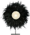 Bazar Bizar de Coastal Juju on stand | Decoratie veren & schelpen | Zwart | 7 x 40 x 50 cm