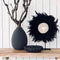 Bazar Bizar de Coastal Juju on stand | Decoratie veren & schelpen | Zwart | 7 x 40 x 50 cm