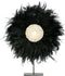 Bazar Bizar de Coastal Juju on stand | Decoratie veren & schelpen | Zwart | 7 x 40 x 50 cm