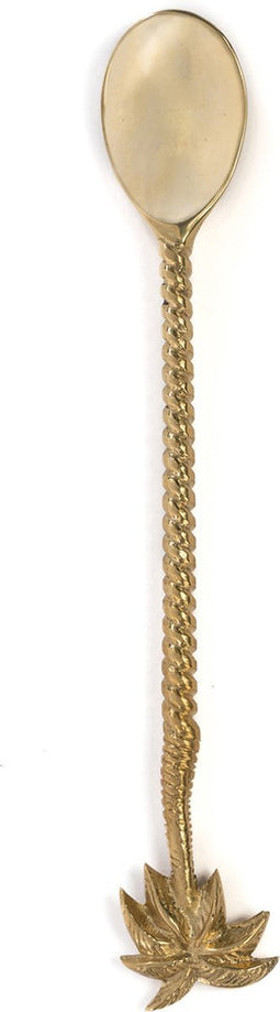 Bazar Bizar - De Palm Tree Lange Lepel - Goud