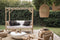 Bazar Bizar De Raffia Kussenhoes - Rond - Zwart - L