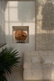 Bazar Bizar - De Teak Disc op Stand - H = 50 cm - Medium