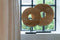 Bazar Bizar - De Teak Disc op Stand - H = 50 cm - Medium