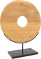 Bazar Bizar - De Teak Disc op Stand - H = 60 cm - Large