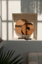 Bazar Bizar - De Teak Disc op Stand - H = 60 cm - Large