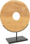 Bazar Bizar - De Teak Disc op Stand - H = 60 cm - Large