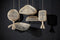 Bazar Bizar Dumpling lamp | Vloerlamp & hanglamp | Naturel | Large | 40 x 40 x 70 cm