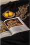 Bazar Bizar - Het Linnen Tafelkleed - Zwart - 150x200