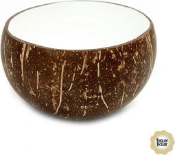 Bazar Bizar Kommetjes Coco (Set van 2) in Naturel - Wit - Food Bowl