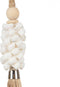 Hanger White Shell raffia