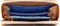 Oilily Zoey - Portemonnee - Dames - Ritssluiting - Blauw - One size