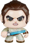 Mighty Muggs Star Wars Rey - Actiefiguur met 3 gezichtsuitdrukkingen