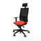 Bureaustoel met hoofdsteun Piqueras y Crespo 1D066G1 Donker oranje