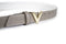 Valentino Divina - Kledingriem - PU met V-vormige gesp - Taupe - Maat S (100 cm)