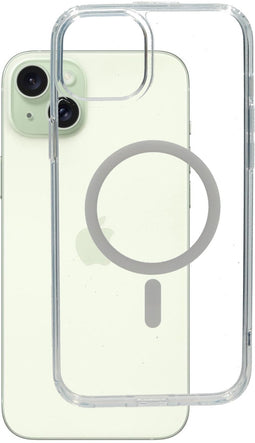 Mobiparts iPhone 15 Plus - Hardcover - MagSafe Compatible met Corner Protection - Transparant