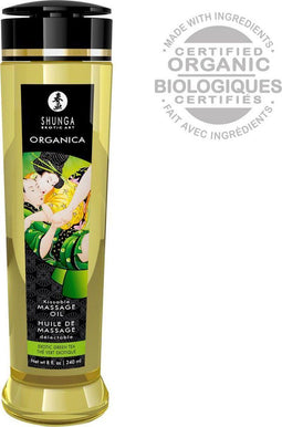 Shunga - Massage Olie Organica Exotische Groene Thee