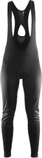 Craft Belle Wind Bibtight - Dames Fietsbroek - Wind- en waterbestendig - Zwart - Maat S