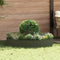 vidaXL - Tuinplanter - Olijfgroen - 120x120x20 - cm - Staal