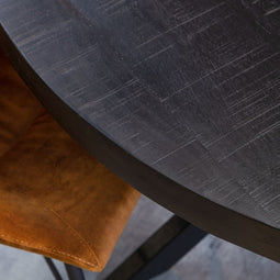 Eetkamertafel Milan - Eettafel rond - Eettafel mangohout 120 cm