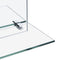 vidaXL - Wandspiegel - met - schap - 60x60 - cm - gehard - glas