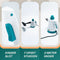 Wellewares Stoomreiniger 7 in 1 - Handstomer - Multifunctioneel - Wit/Groen
