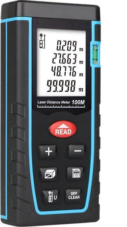 Professionele laser afstandsmeter tot 100 meter