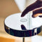 Dyberg Larsen Starlight - LED oplaadbare tafellamp - Dimbaar met marmeren voet - Chroom/grijs marmer