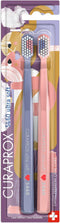 Curaprox Ultra Soft 5460 - Tandenborstel - Ergonomisch handvat - Love Edition (2022) (2 stuks)