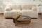 Dimehouse Orin - Salontafel Rond 85 cm - 100% Melamine - Naturel Walnoot