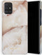 Selencia Hoesje Geschikt voor Samsung Galaxy A51 Hoesje - Selencia Maya Fashion Backcover - wit