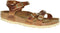 Birkenstock Kumba - Dames Sandalen - Gekruist bandje - Cognac - Maat 39