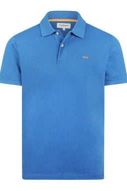 McGregor Klassiek Poloshirt - Katoenmix - Klassieke pasvorm - Kobalt - XL