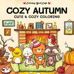 Cozy - Kleurboek voor volwassenen - Schattige dieren en knusse scènes