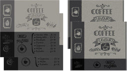 //DDDDD combiset 2 keukendoeken & 2 theedoeken Flavour grey