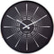 Stille wandklok - 40cm- Zwart - Metaal -NeXtime Excentric