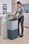 Joseph Joseph Totem 2.0 - Prullenbak - 60 l - 2 compartimenten - Oceaan
