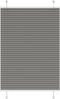vidaXL - Plissé - rolgordijn - 90x100 - cm - stofbreedte - 89,4 - cm - antraciet