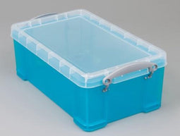 Really Useful - Opbergbox 5 liter 340x200x125 mm transparant blauw