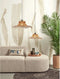 GOOD&MOJO Hanglamp Ibiza - Bamboe/Zwart - 50x50x15cm - - Hanglampen Eetkamer, Slaapkamer, Woonkamer