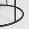 Mica Decorations Leandro Bijzettafel - Set van 2 - H45 x Ø45 cm - Zwart (2 stuks)
